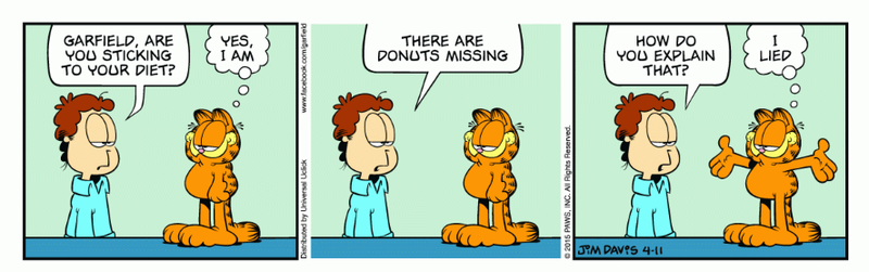 Illustration for article titled (Not)Jim Davis sort of Translates the Mueller Report into Garfield Strips so You're Entertained